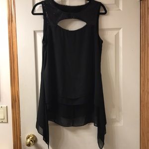 BCBGMaxAzria sequin detail top